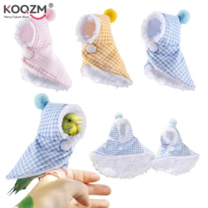 Warm Bird Cloak Cover Keep Warm For Winter Go Out Costume Bird Warm Clothing Parrot Cloak Thickened Colorful Bird Winter Clothes