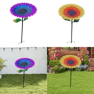 Flower bird feeder, built-in bath tray, feeding station, stable, decorative for