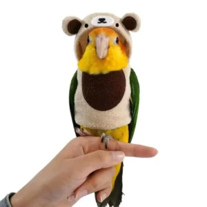 Washable Bear Shape Cute Bird Costume Breathable Multi-Purpose Parrot Cloak Warm Comfortable To Wear Parrot Cosplay Prop Festive
