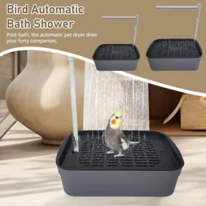 Automatic Pet Bird Bathing Pet Parrot Circulating Water Bathtub USB Electric Large Bird Bathtub Shower Fountain For Parakeet