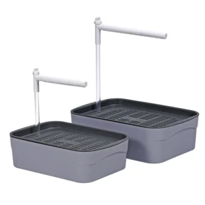 1set Automatic Pet Bird Bath with USB Cable Easy to Clean Parrot Bathtub for Cockatiel Grey Water Bowl Bird Bathe Cleaning Tools