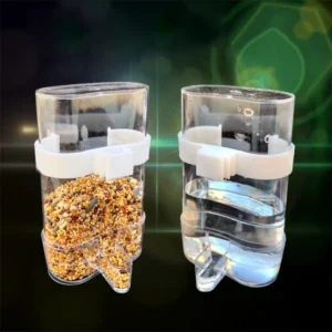 Bird Water Dispenser Bird Feeder Cockatiel Parakeet Canary Plastic Automatic Hanging Food Container Bird Cage Accessories