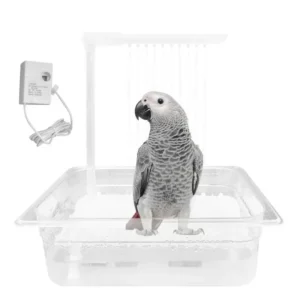 Bird Shower Box Automatic Shower Tub Multipurpose Bird Bathtub Parrot Bath Box For Pet Brids Parakeet Cleaning Supplies