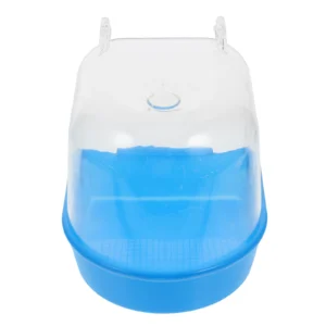 Bird Bath for Cage Portable Parrot Bath Box Small Bird Tub Bathing Accessory for Budgerigar Cockatiel Lovebird Parakeet