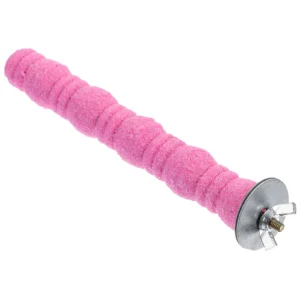 Wood Bird Perch Standing Rod Natural Claw Grinding Stick Parrot Scratching Toy For Birdcage Play Activity Pet Accessories