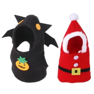 Halloween Christmas Bird Clothes Funny Winter Warm Birds Costume for Parakeets Cockatiel Cockatoo Parrot Festival Coat Apparel