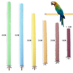 Colorful Beak Grinding Stick Non-toxic Parrot Paw Stick Eco-friendly Creative Reusable Durable Funny Portable Pet Bird Supplies