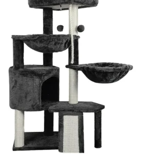 Modern Multilayer Cat Tree Tower House Free Shipping China Factory Cat Climbing Frame Scratching Post Sisal Plush Packed Carton