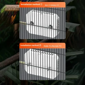 Bird Cage Heater Warming Thermostatic Coop Heater Cage Accessories For Winter Freezing Parakeet Parrot Lizard Nesting Outdoors