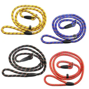 Dog Leash With Comfortable Padded Handle Double Heavy Duty Traction Rope P Chain Nylon Enhance Safety And Control