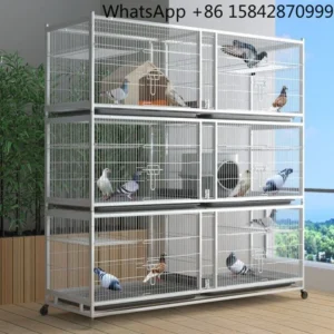 Large space thrush vertical pigeon cage folding bird cage