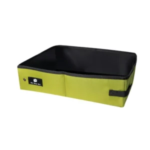 Practical Waterproof Portable Cat Litter Box Folding Oxford Cat Toilet Tray Reusable Pet Garbage Bin Outdoor