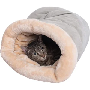Winte Cat Sleeping Bag Semi-enclosed Cat Nest Warm Small and Medium-sized Pet Nest Can Be Disassembled and Washed