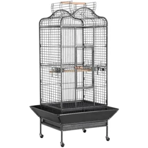 Extra Large Parrot Bird Cage for Macaw Cockatoo Cockatiels African Grey with Open Play Top