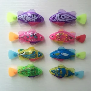 Cat Toy LED Inductive Interactive Swimming Robot Fish Toys Glowing Electric Fishs Stimulate Kitten Hunting Instinct Pet Products
