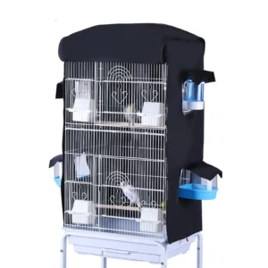 Bird Cage Cover Windproof Hook and Loop Door Cover