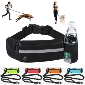 Dog Running Waist Leash Nylon Pet Leash