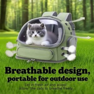 2026 New Transparent Pet Carrier Backpack Outdoor Travel Backpack for Cats Small Dogs Breathable Cat Carrying Bag Pet Supplies