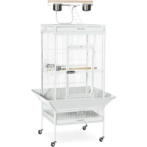 Prevue Hendryx 3152C Pet Products Wrought Iron Select Bird Cage, Chalk White