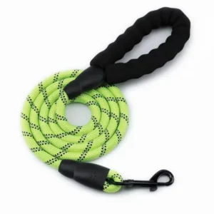 Reflective Dog Leash with Padded Handle - Durable Dual Traction Rope for Strong Dogs - Boost Safety and Control