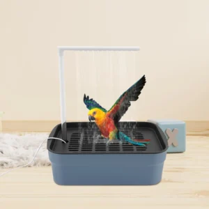 Automatic Pet Birds Parrots Bath Circulating Water Bathtub USB Electric Parakeet Bathtub Shower Fountain birds supplies