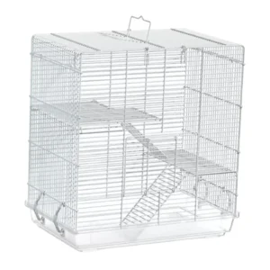 Bird Cage with Removable Bottom Tray Pet Supplies Decor with Handle Parrot Cage
