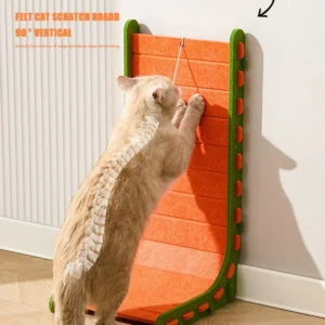Vertical L-Type Cat Scratch Board Felt Scratch-resistant Cat Climbing Frame Abrasion-resistant Nest Integrated Cat Toy Supplies