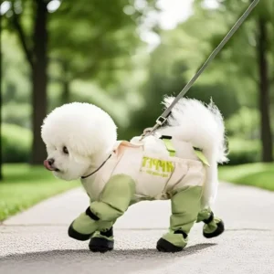 Waterproof Reflective Stripe Pet Pants Stain Resistant Easy To Clean Full Coverage Dog Boots Breathable Quick Dry