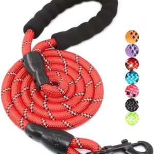 Dog leash, reflective at night, hand tight, suitable for large, medium, and small pet dogs