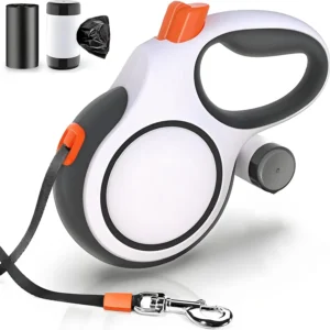 Dog Leash Retractable Roulette Collar for Small Big Dog's Accessories Adjustable Walking Hiking French Bulldog Rope