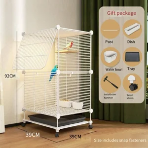 1pcs Birdcage Swallow Parrot, Small Parrot, Parrot, Large Thrush, Jade Bird, Tiger Skin Jade Bird, Acacia Bird, Large Birdcage