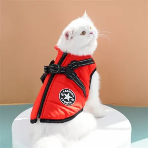 Thick and warm pet clothes, dog and cat cotton coats, winter chest and back, cat cotton vests, dog supplies