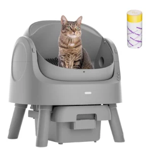 PETPIVOT Popular Pet Products For Cats Bentonite Self-cleaning Litter Box Plastic Litter Box